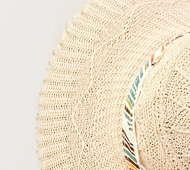 Enchanting Summer Breeze: Little Girls' Dress with Beautiful Color Patterns, Charming Bowknot, and Matching Sun Hat"