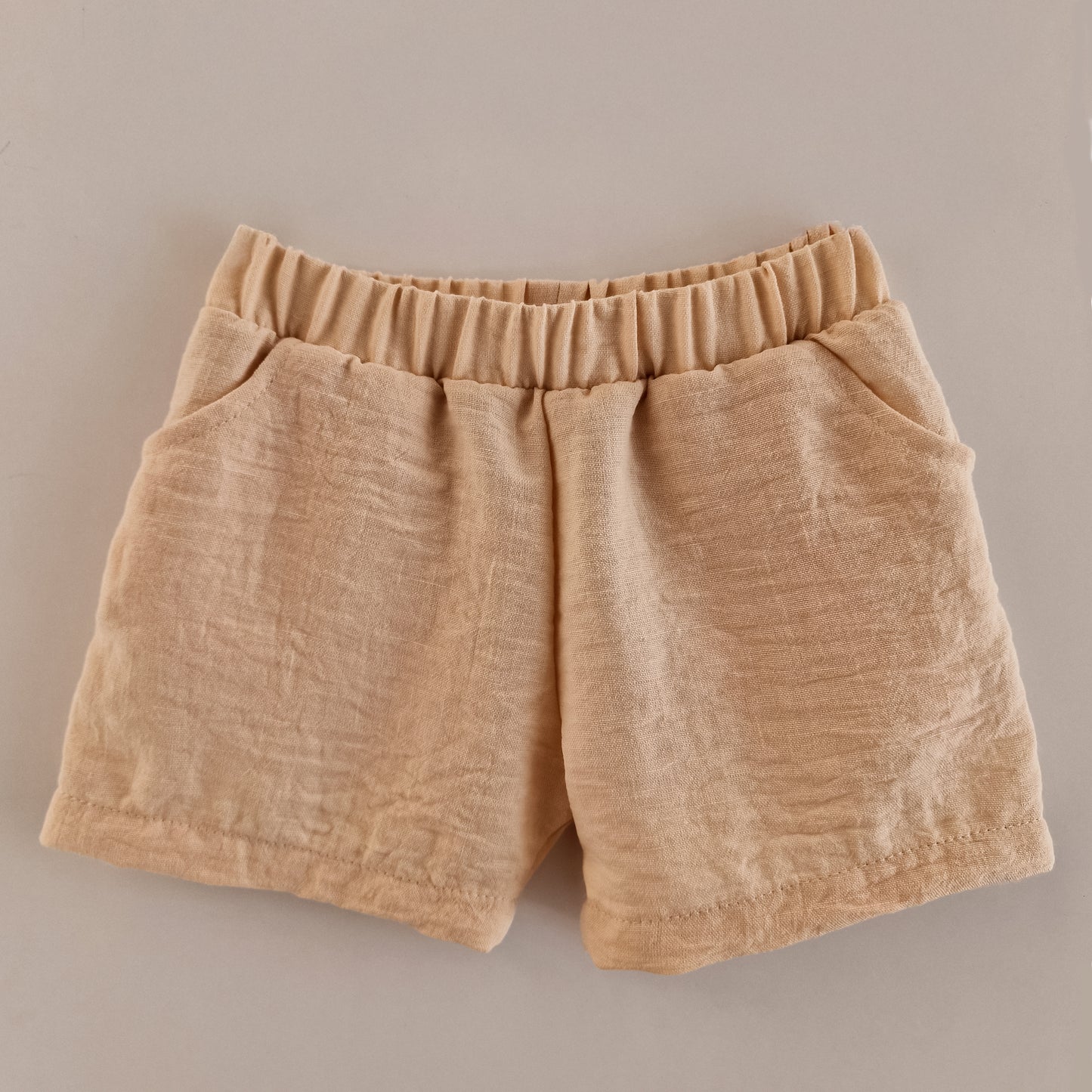 Boys' Summer Set – Black Graphic Shirt & Beige Shorts | Cool & Comfy