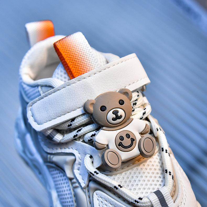 Teddy Bear Glow: LED Light Up Sneakers for Kids - IRRAKIDS