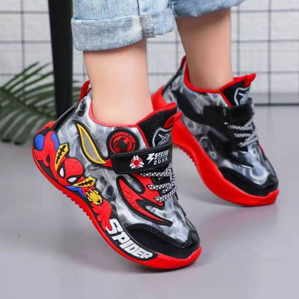 2023 Sneakers Children Casual super hero shoes with cool print - IRRAKIDS