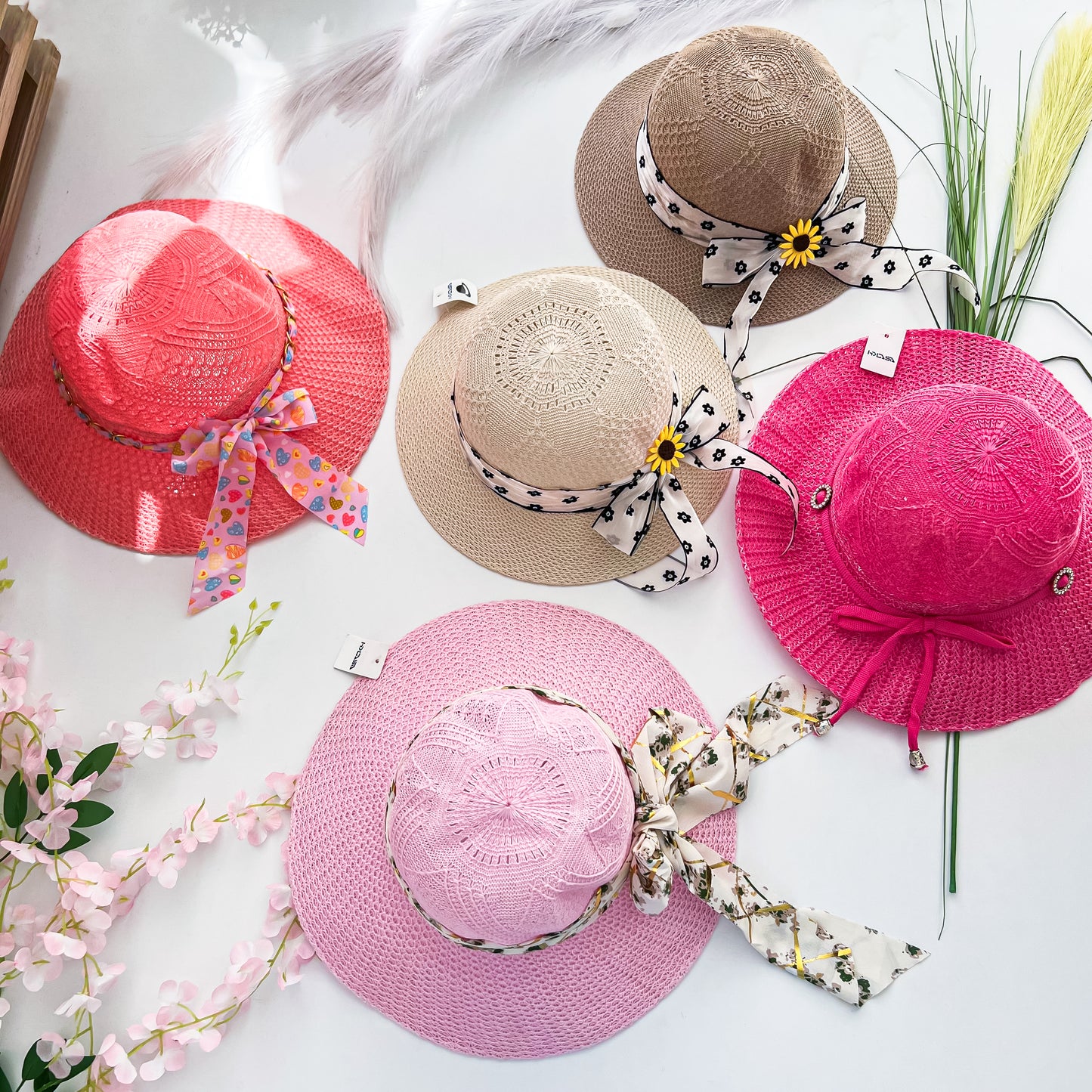 Chapeaux d'été tendance pour filles – Protection solaire respirante et colorée