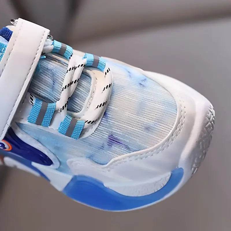 SparkleGlow Kids' LED Light-Up Low Top Sneakers: Illuminate Every Step in Style! - IRRAKIDS