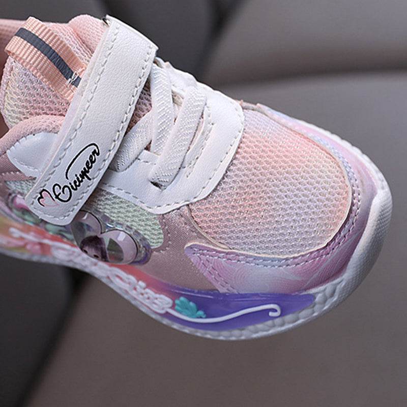 2023 New Breathable Girls LED Lighting Shoes Casual Sports Shoes - IRRAKIDS