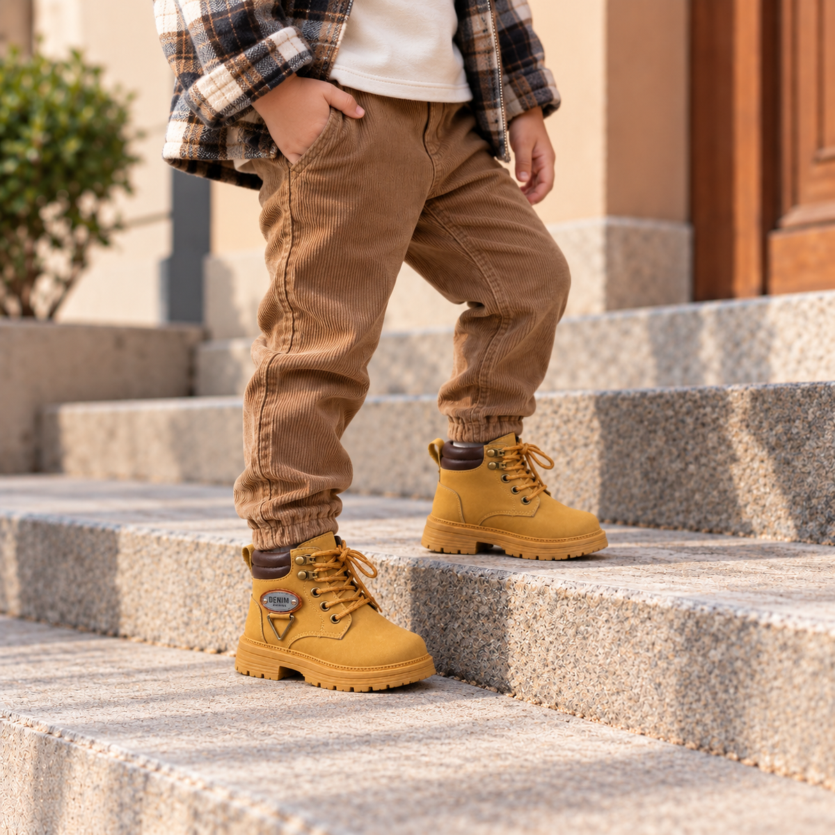 Little Boys’ Classic Lace-Up Adventure Boots
