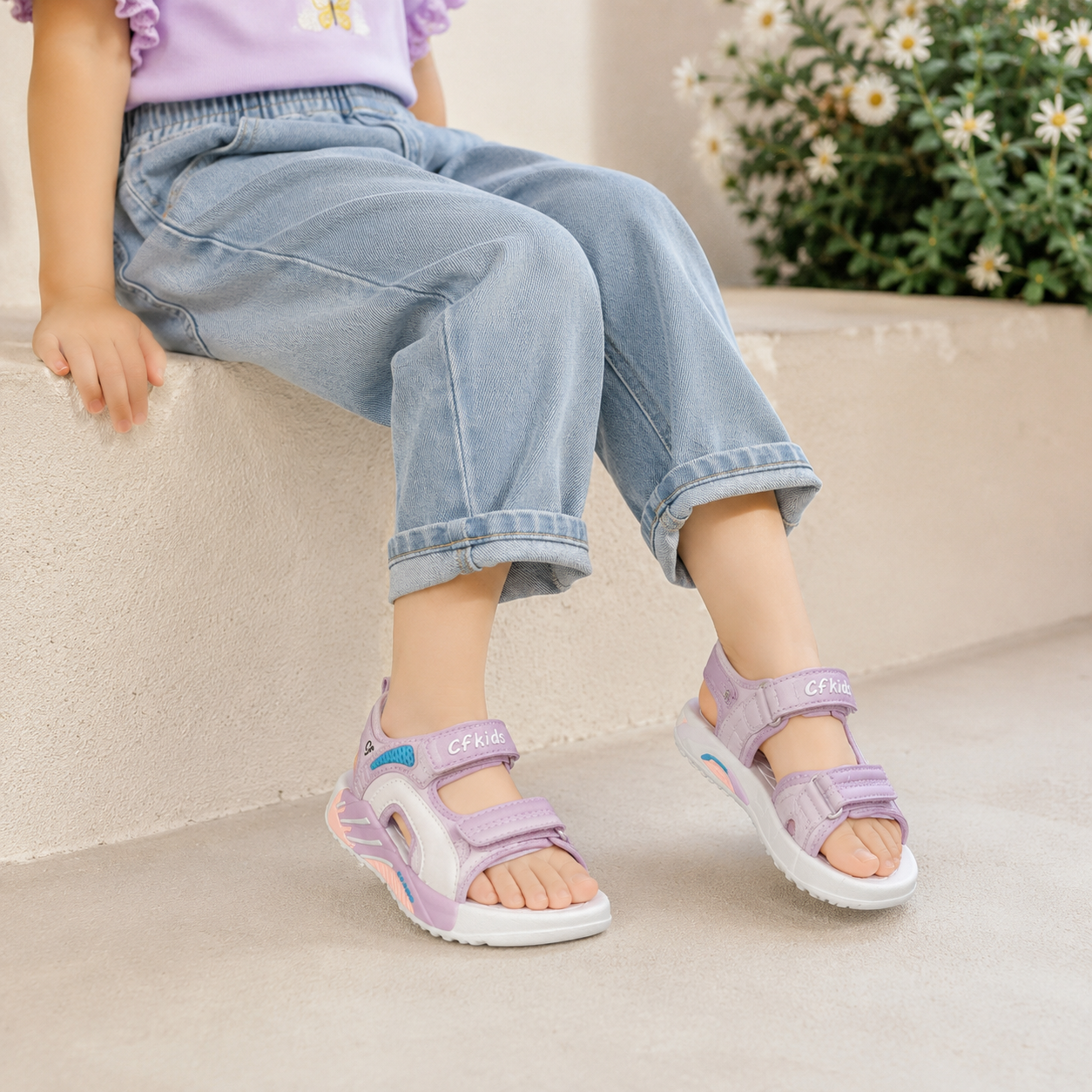 Unisex Kids’ Sport Sandals – Adjustable Lightweight Summer Sandals for Boys and Girls