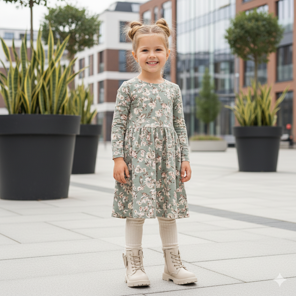 Bottes pour filles : coupe ajustée à lacets, semelle crantée