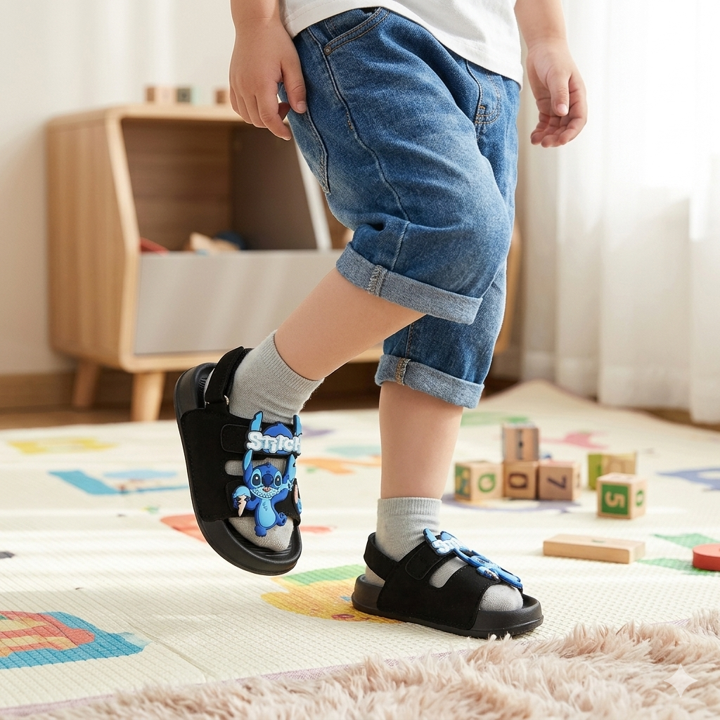 Kids Cartoon Summer Sandals Set