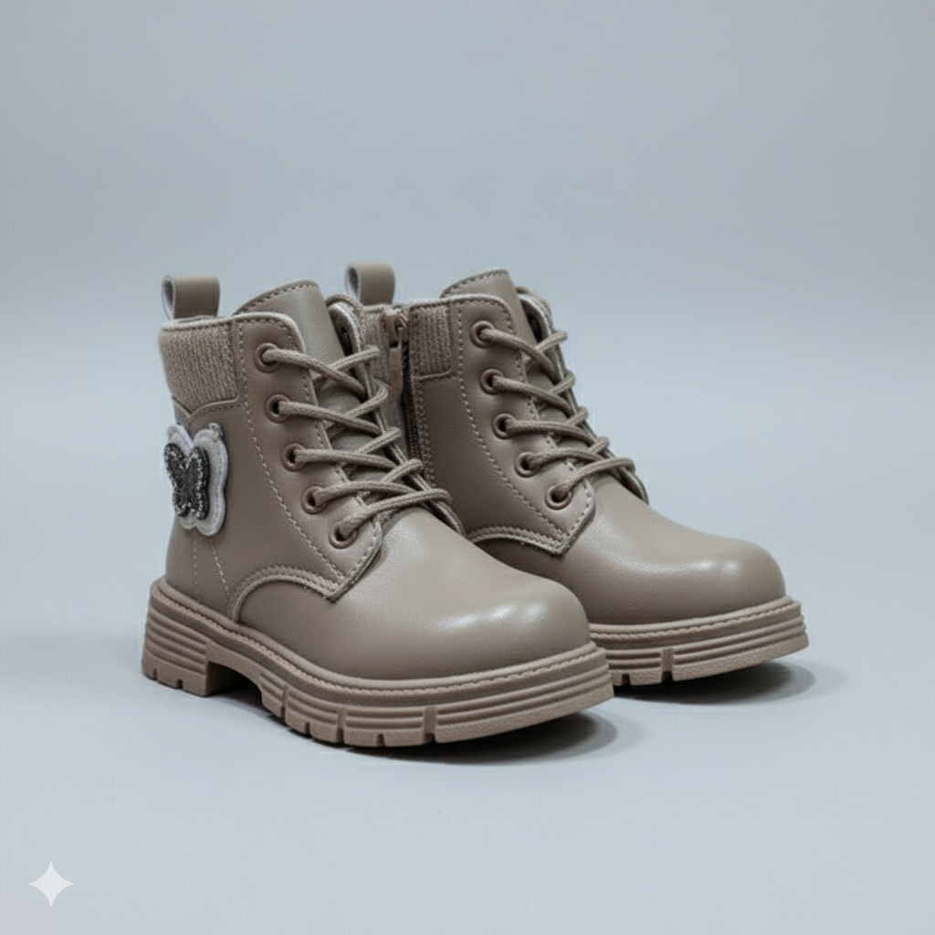 Girls' Butterfly Boots - Lug Grip, Ankle Support