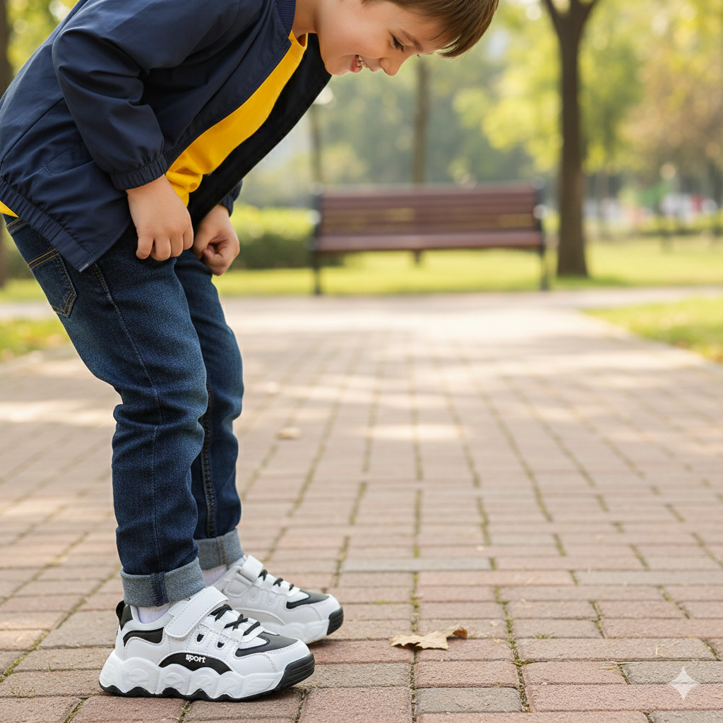 🧒 Baskets de sport épaisses pour enfants
