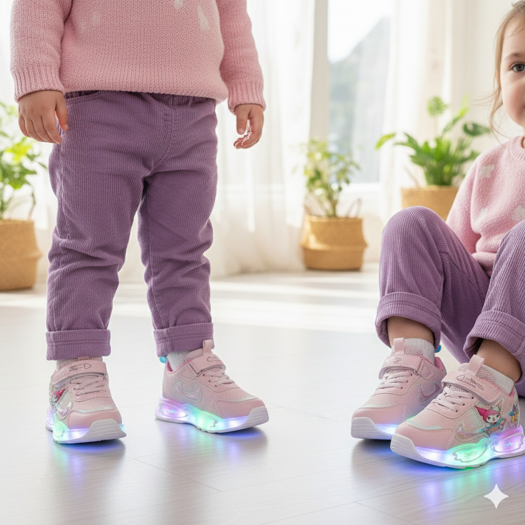 DuffyGlow Magical LED Sneakers for girls