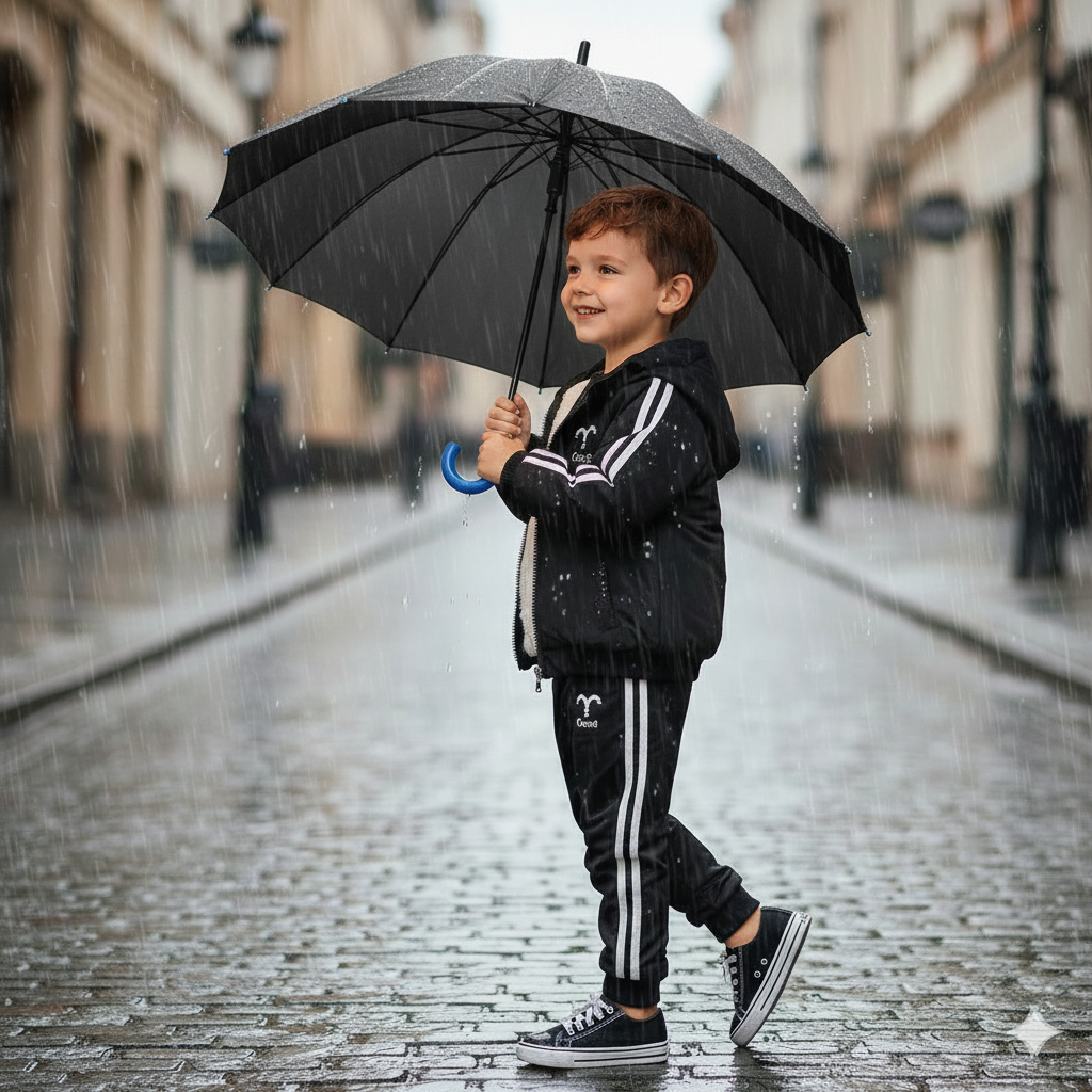 Ensemble unisexe 2 pièces pour enfants – Haut et pantalon en coton doux, tenue décontractée et confortable pour garçons et filles