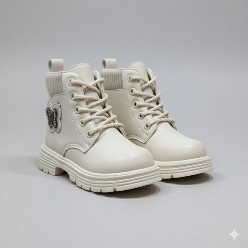 Girls' Butterfly Boots - Lug Grip, Ankle Support