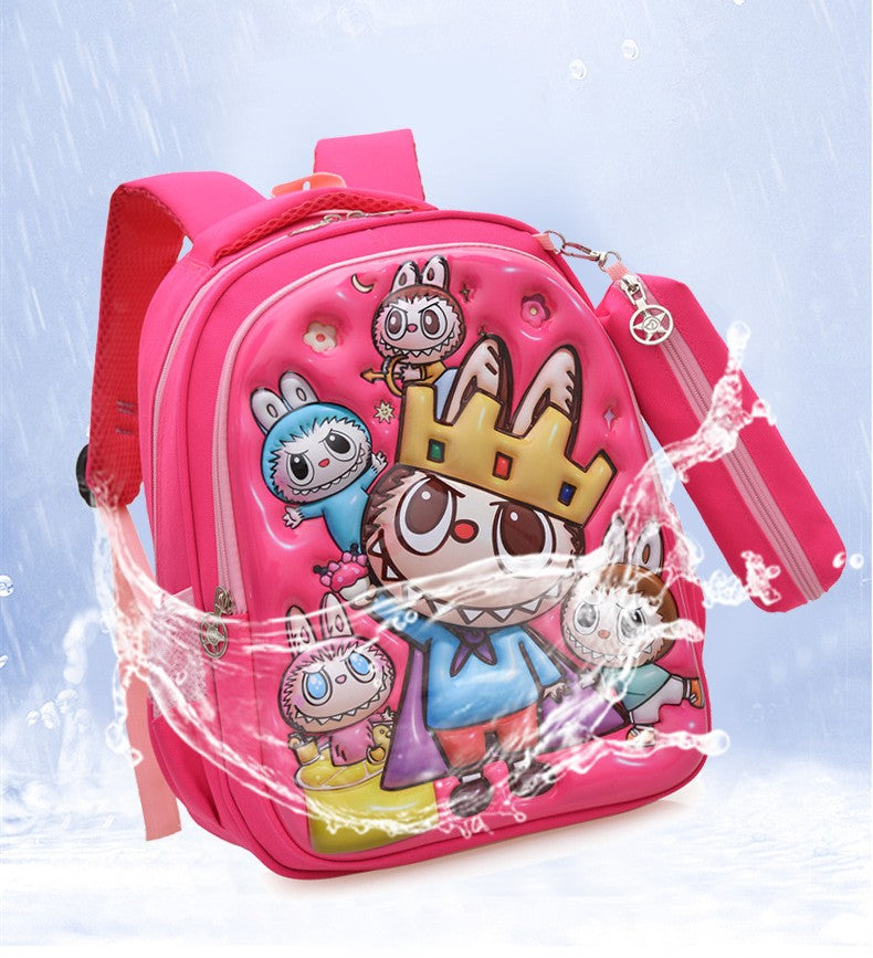 2025 Labubu Kids School Backpack – Korean Style Large-Capacity Student Bag for Boys & Girls, Kindergarten & Primary