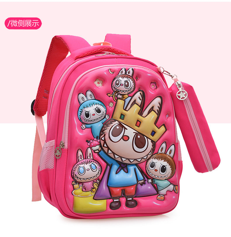 2025 Labubu Kids School Backpack – Korean Style Large-Capacity Student Bag for Boys & Girls, Kindergarten & Primary