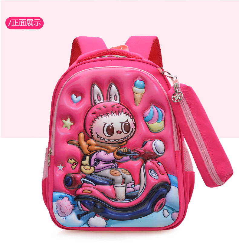 2025 Labubu Kids School Backpack – Korean Style Large-Capacity Student Bag for Boys & Girls, Kindergarten & Primary