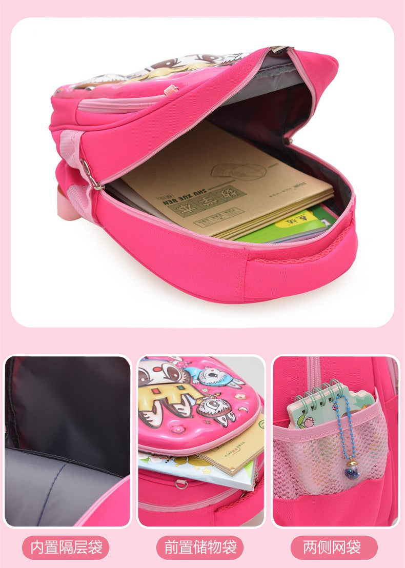 2025 Labubu Kids School Backpack – Korean Style Large-Capacity Student Bag for Boys & Girls, Kindergarten & Primary