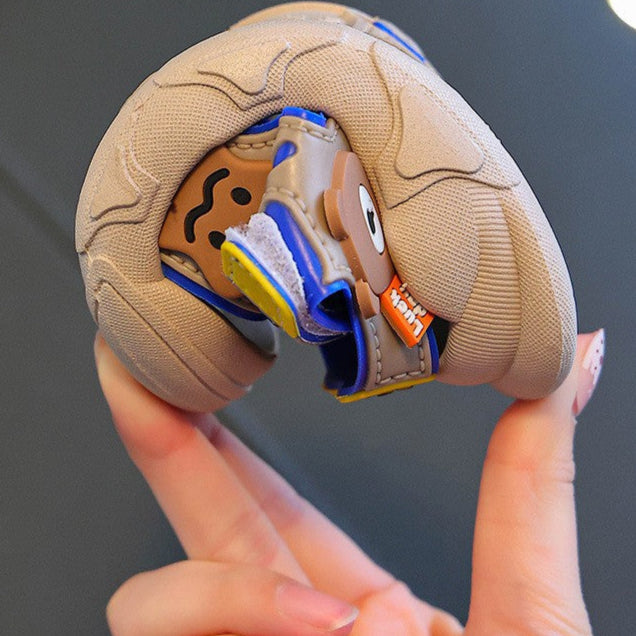 Sandales confortables pour enfants avec un joli motif de dessin animé, légères et adaptées à l'été.