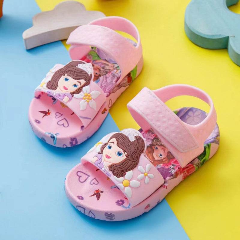 Royal Dreams Girls' Sandals – Enchanting Comfort with Princess Charm - IRRAKIDS