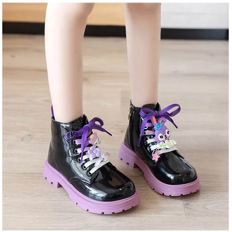 2023 Purple Fashion Martin Boots for boys and Girls - Stylishwear - IRRAKIDS