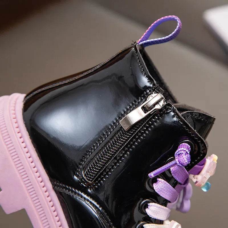 2023 Purple Fashion Martin Boots for boys and Girls - Stylishwear - IRRAKIDS