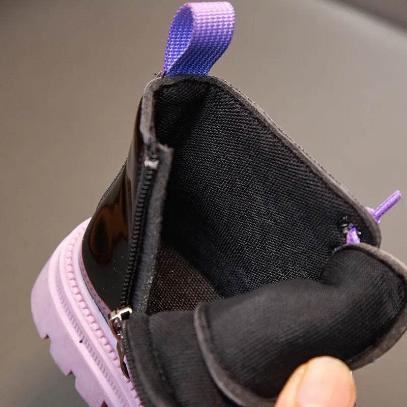 2023 Purple Fashion Martin Boots for boys and Girls - Stylishwear - IRRAKIDS