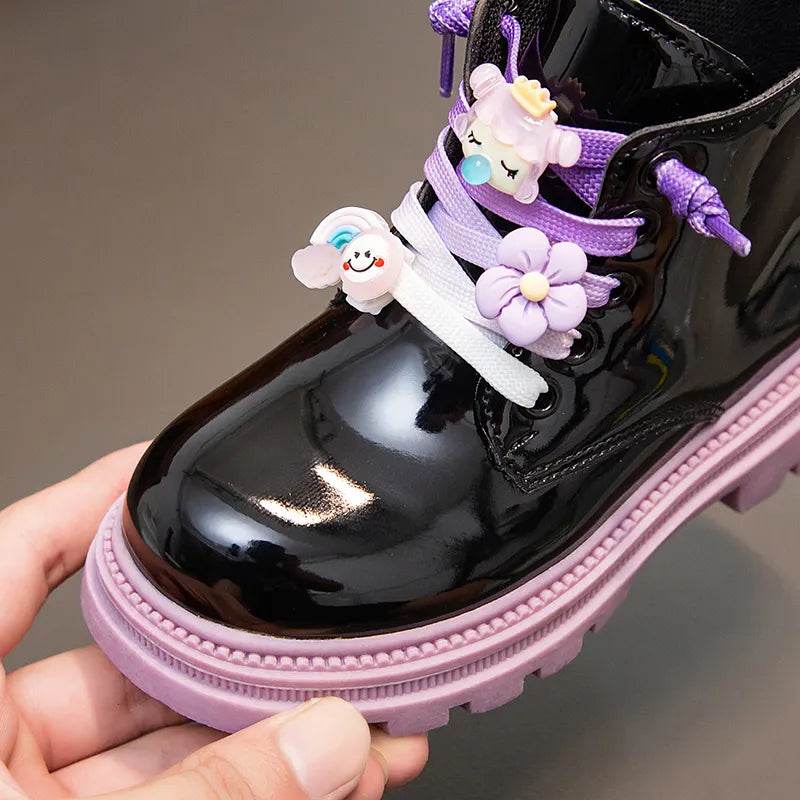 2023 Purple Fashion Martin Boots for boys and Girls - Stylishwear - IRRAKIDS