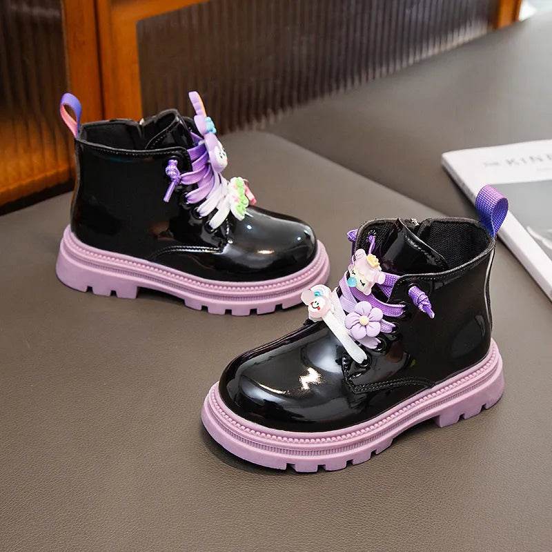 2023 Purple Fashion Martin Boots for boys and Girls - Stylishwear - IRRAKIDS