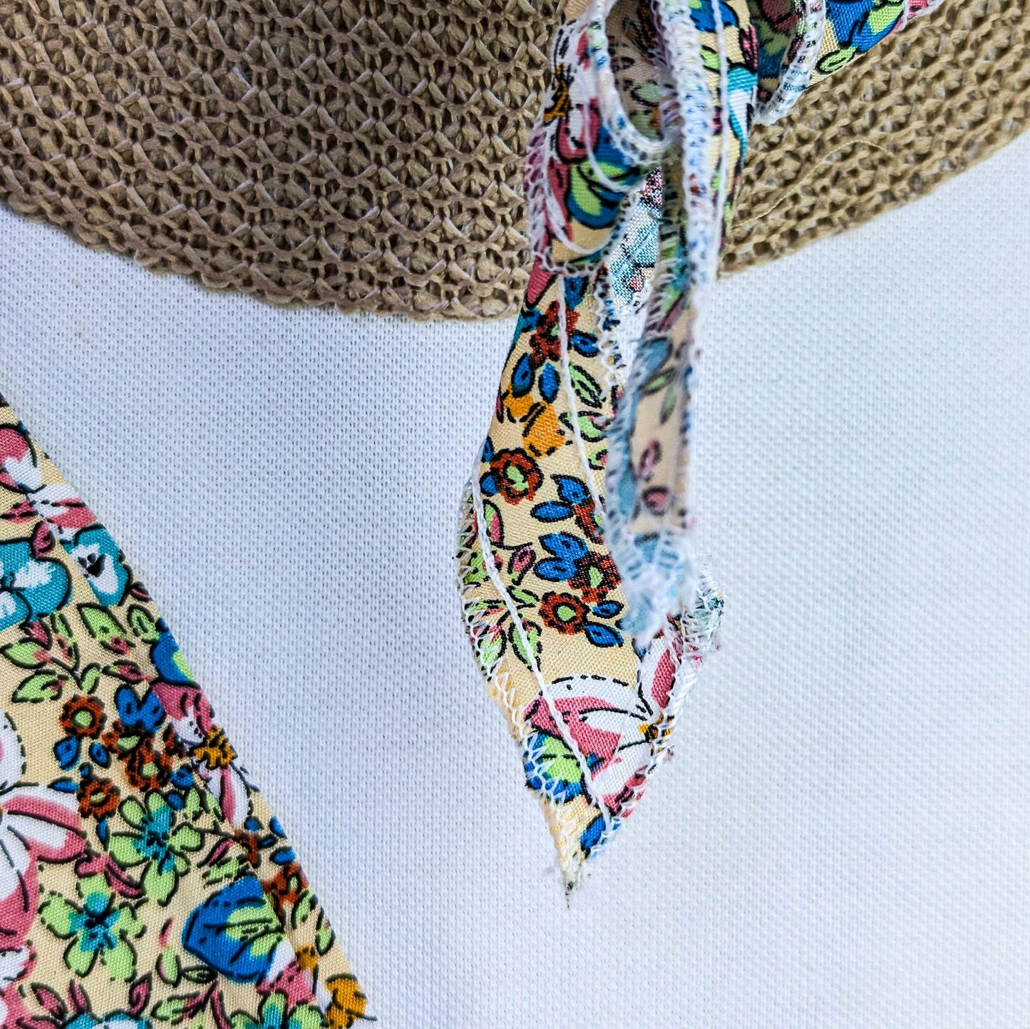 Colorful Floral Dress & Matching Hat Set for Girls - IRRAKIDS