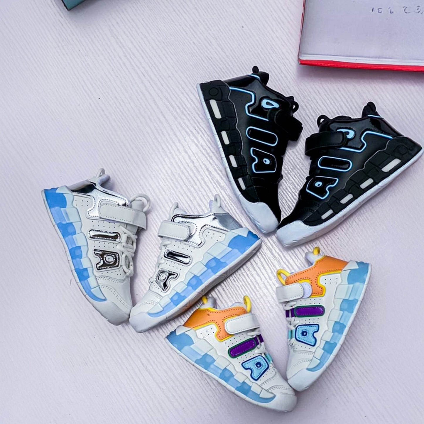 Four Seasons Kids Non-Slip Sports Sneakers - Boys & Girls Toddler Casual Outdoor Shoes - IRRAKIDS