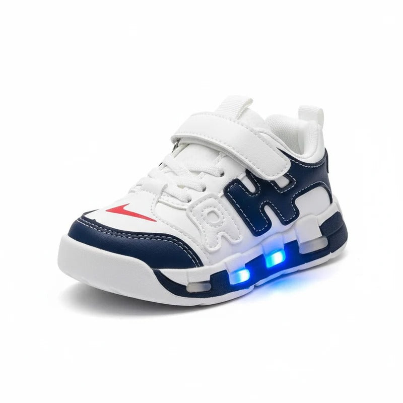 Baskets pour enfants à la mode et confortables 👟✨ Parfaites pour les filles et les garçons au printemps et à l'automne 🍂🌸 Fabriquées en cuir résistant à l'eau 💧 pour un style durable et un confort chaleureux !