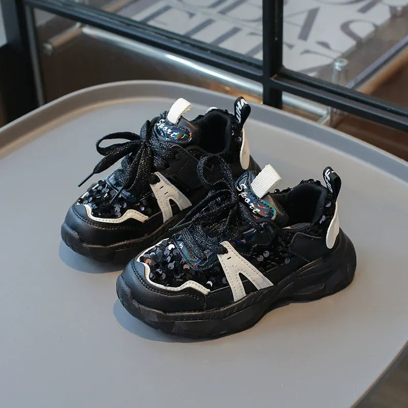 Nouvelles baskets pour filles 2025, jolies chaussures de course, chaussures de princesse, semelle souple antidérapante.
