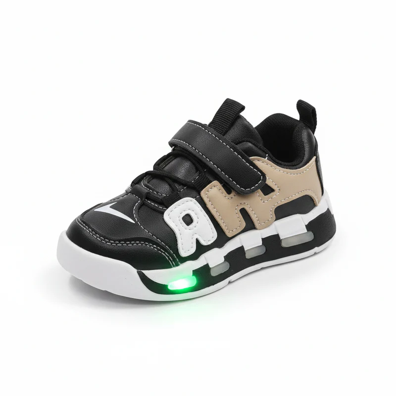 Baskets pour enfants à la mode et confortables 👟✨ Parfaites pour les filles et les garçons au printemps et à l'automne 🍂🌸 Fabriquées en cuir résistant à l'eau 💧 pour un style durable et un confort chaleureux !