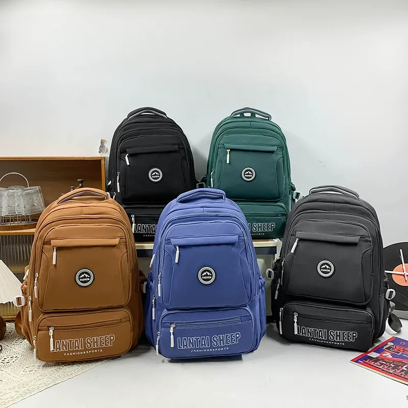 Sacs à dos d'école multi-poches tendance - pour le collège et le lycée