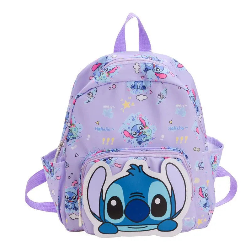 Cute Cartoon Stitch Backpacks – Perfect for Kindergarten & First Section Kids 🎒✨