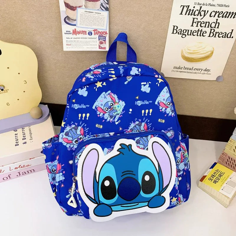 Cute Cartoon Stitch Backpacks – Perfect for Kindergarten & First Section Kids 🎒✨