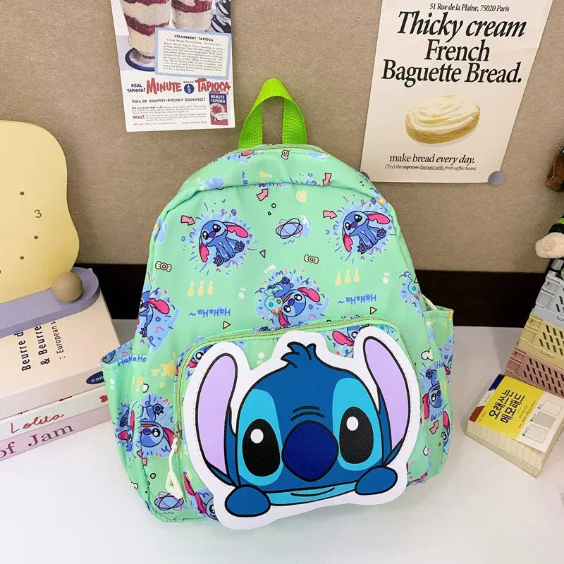 Cute Cartoon Stitch Backpacks – Perfect for Kindergarten & First Section Kids 🎒✨