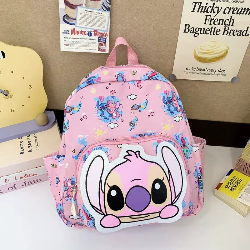 Cute Cartoon Stitch Backpacks – Perfect for Kindergarten & First Section Kids 🎒✨