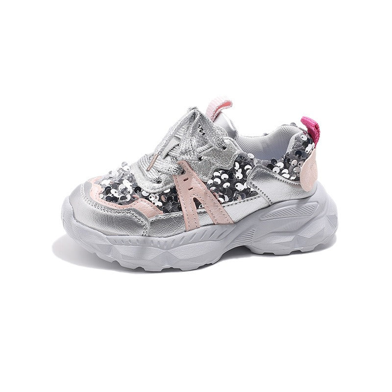 Nouvelles baskets pour filles 2025, jolies chaussures de course, chaussures de princesse, semelle souple antidérapante.