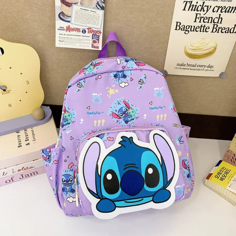 Cute Cartoon Stitch Backpacks – Perfect for Kindergarten & First Section Kids 🎒✨