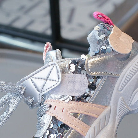 Nouvelles baskets pour filles 2025, jolies chaussures de course, chaussures de princesse, semelle souple antidérapante.