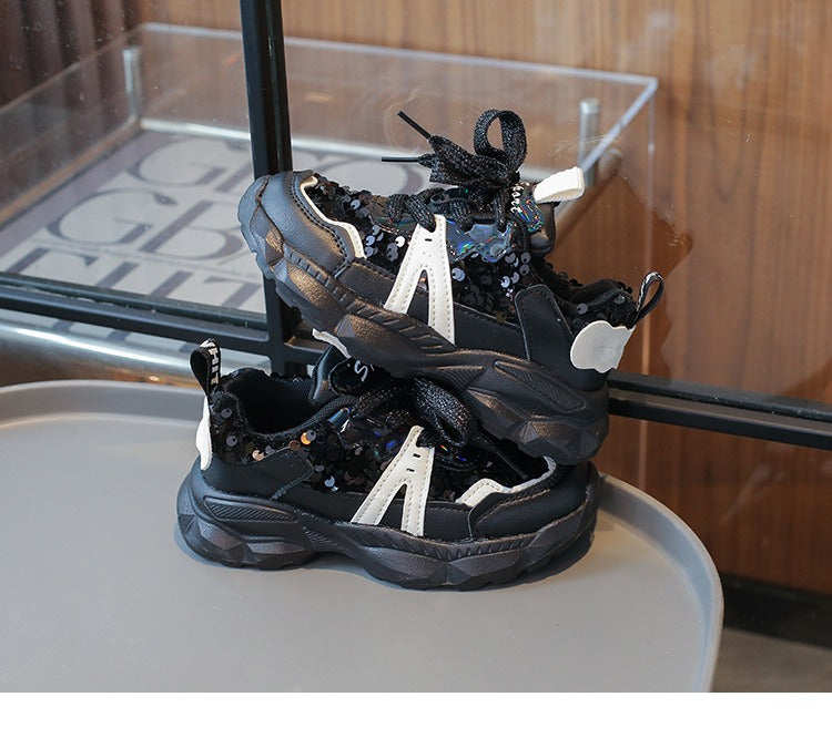 Nouvelles baskets pour filles 2025, jolies chaussures de course, chaussures de princesse, semelle souple antidérapante.