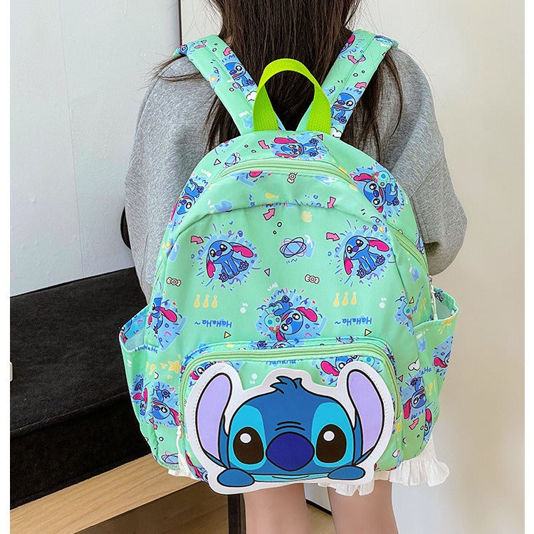 Cute Cartoon Stitch Backpacks – Perfect for Kindergarten & First Section Kids 🎒✨