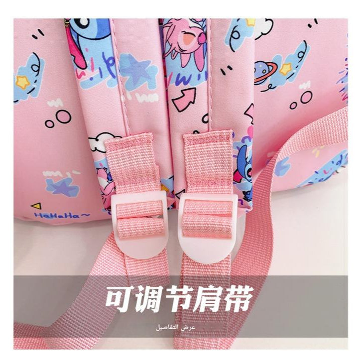 Cute Cartoon Stitch Backpacks – Perfect for Kindergarten & First Section Kids 🎒✨