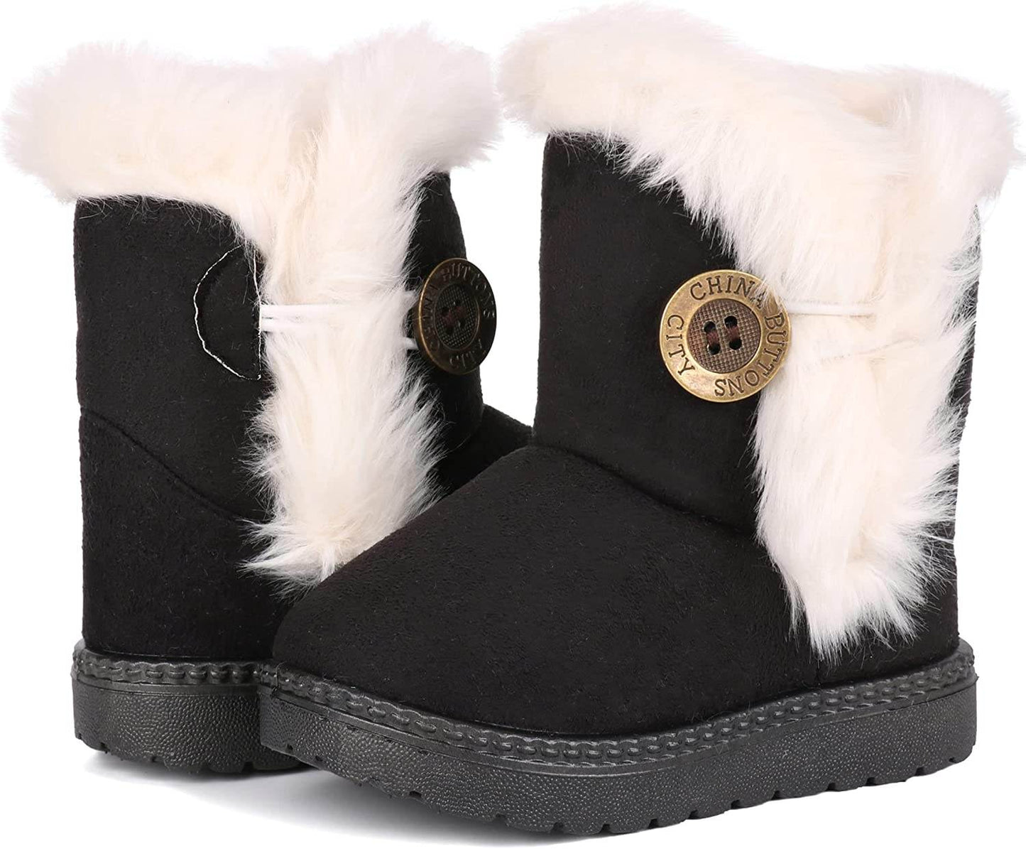 Cute and Cozy: Button-Closure Boots for Boys and Girls - IRRAKIDS
