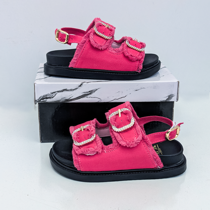 Modern Girls' Sandals for Summer – Plush, Comfy & Glamorous Footwear