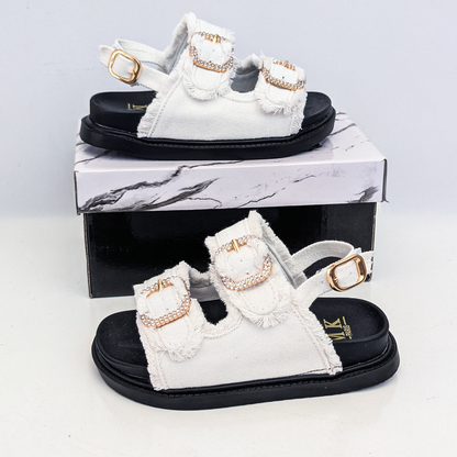 Modern Girls' Sandals for Summer – Plush, Comfy & Glamorous Footwear