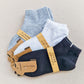 Girls’ Cotton Underwear Set – 2 Printed Shorts & 3 Colorful Socks