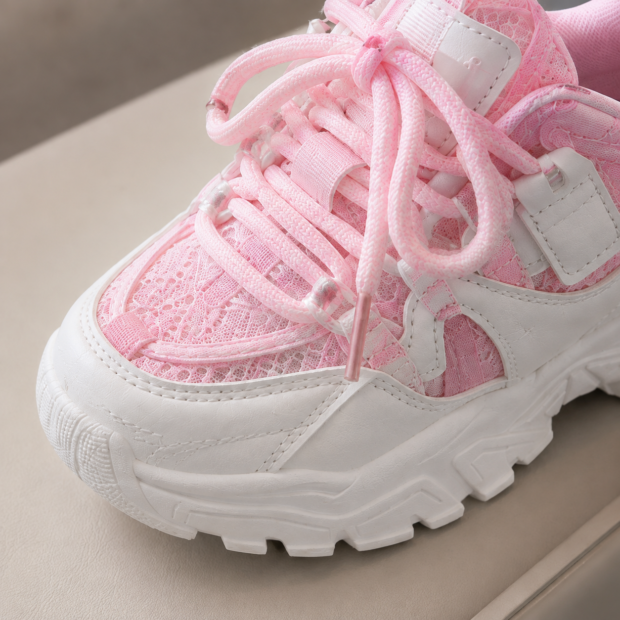Girls' Fashion Chunky Sneakers – Sparkle Casual Sports Shoes | Lightweight & Comfortable