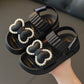 Beach Princess: Little Girls' Net Open-Toe Sandals with Non-Slip Sole - IRRAKIDS