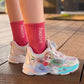 Frozen Magic: Disney Girls' Winter Sneakers , Breathable Design, and Leather Top for Stylish look! - IRRAKIDS